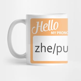 My pronouns are zhe/purr Mug